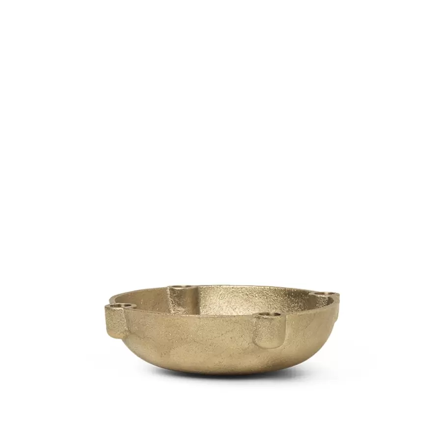 ferm LIVING - Bowl Lysestage S, Messing