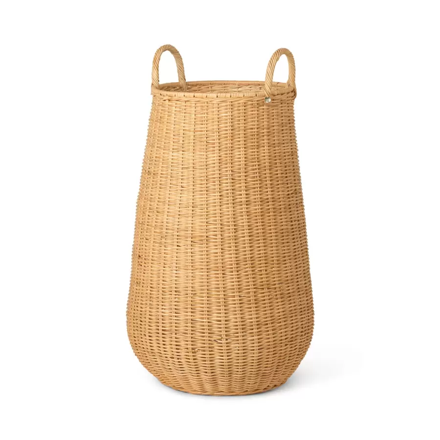 Ferm Living - Braided vasketøjskurv, Natur Large