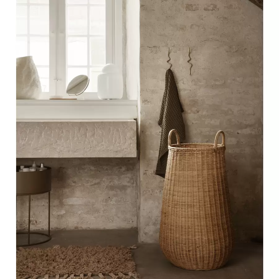 ferm LIVING - Braided vasketøjskurv, Natur