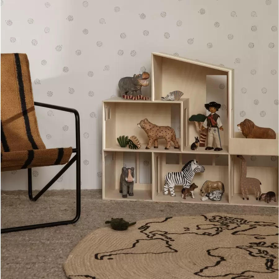 ferm LIVING Kids - Tæppe World Jute, Ø:130