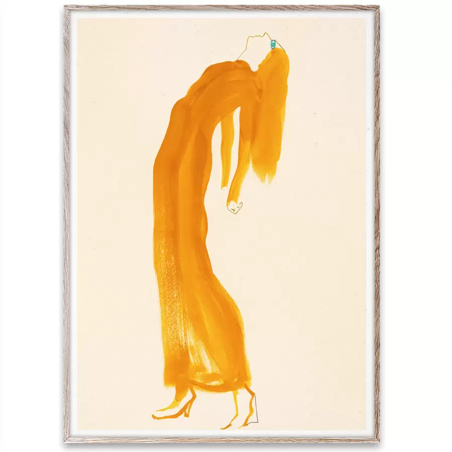 Paper Collective - The Saffron Dress by Amelie Hegardt, 30*40