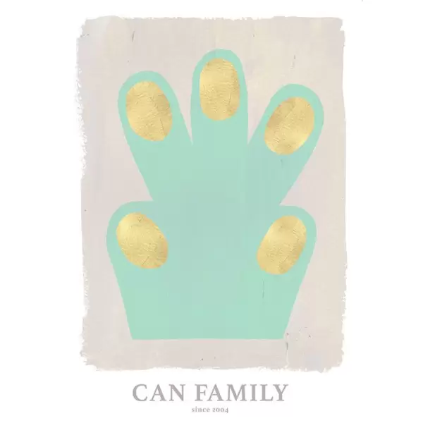 CAn Family - Plakat Hand/Paw 50*70