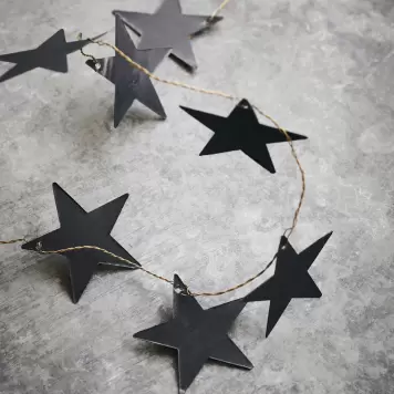 House Doctor - Guirlande Star, Sort House Doctor - Guirlande Star, Sort