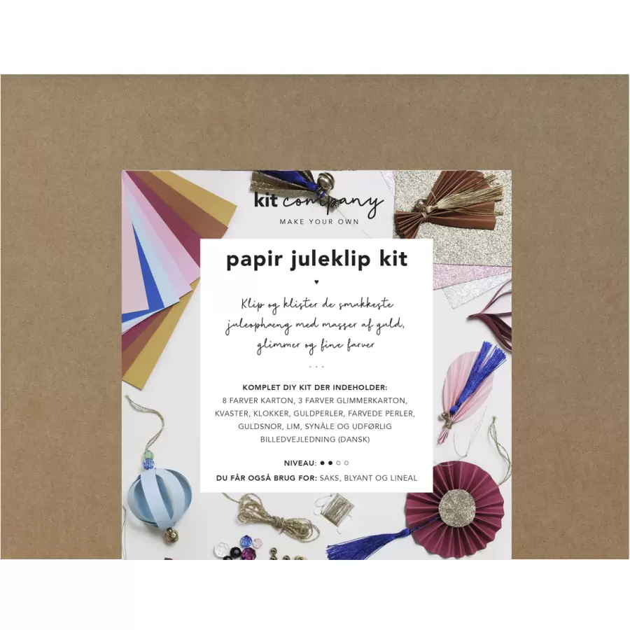 KIT company - Papir Juleklip Kit