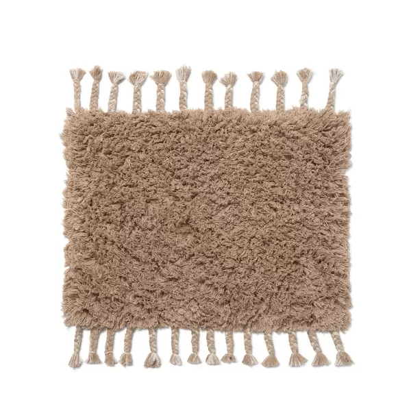 ferm LIVING - Måtte Amass Long Pile White Pepper, 50*70 ferm LIVING - Måtte Amass Long Pile White Pepper, 50*70