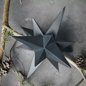 House Doctor - Star, 3-dimensional, Sort House Doctor - Star, 3-dimensional, Sort