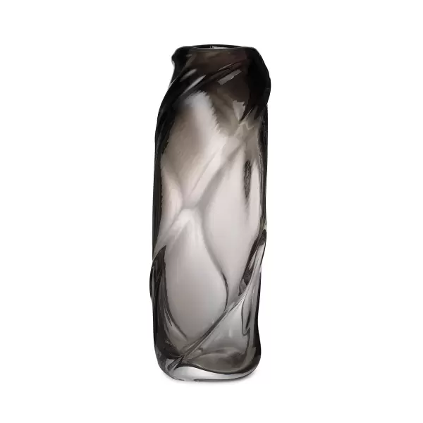 ferm LIVING - Vase Water Swirl Tall, Smoke