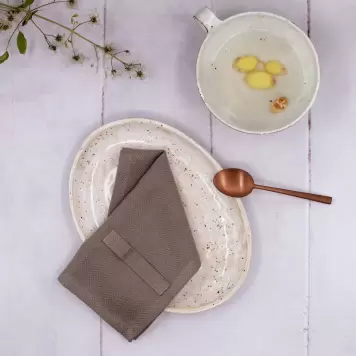 The Organic Company - 4 stofservietter i sampak. Everyday Napkin, Clay The Organic Company - 4 stofservietter i sampak. Everyday Napkin, Clay