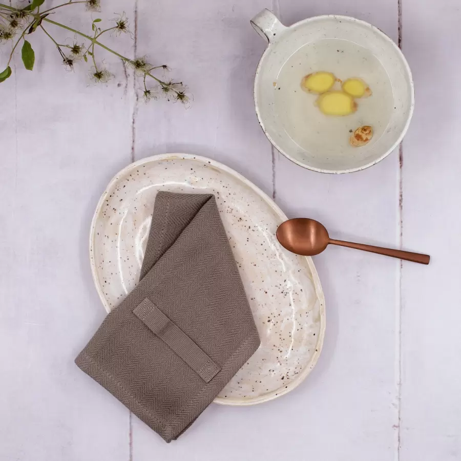 The Organic Company - Servietter Everyday Napkin 4 stk, Clay