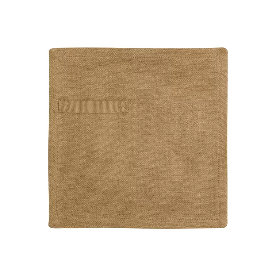The Organic Company - 4 stk. i æske - Servietter Everyday Napkin, Khaki