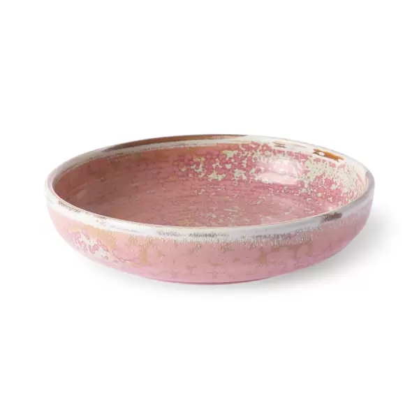 HK living - Home Chef dyb tallerken, Rustic pink