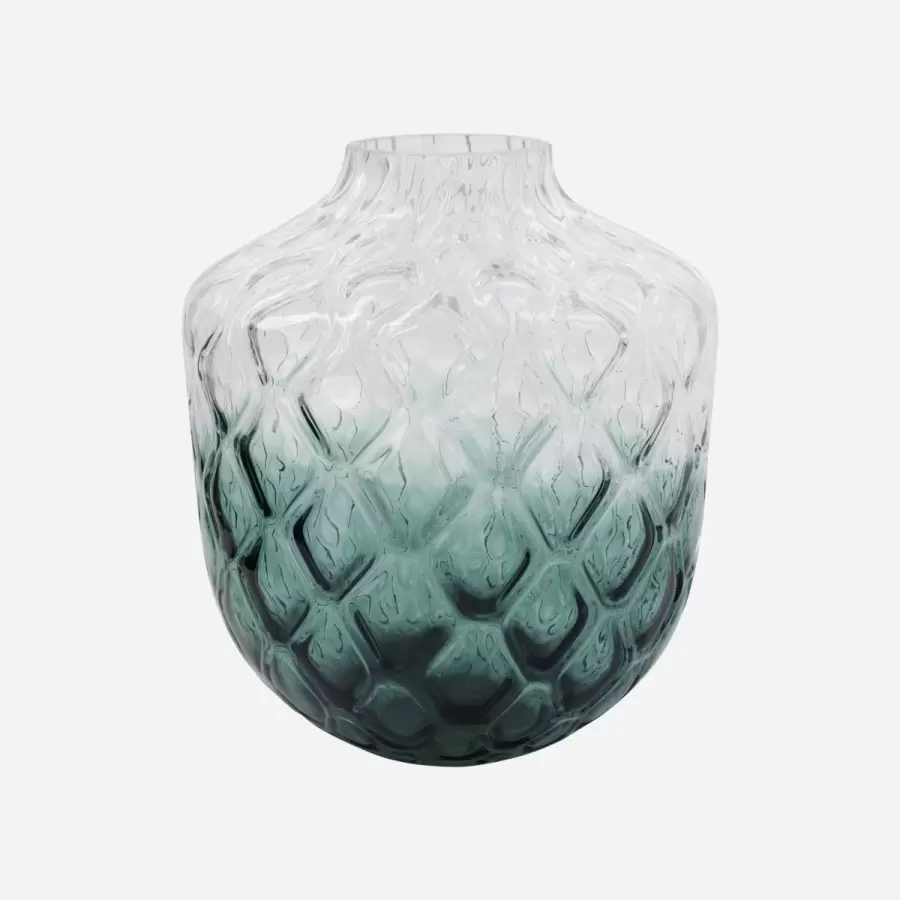 House Doctor - Vase Art Deco, Grøn