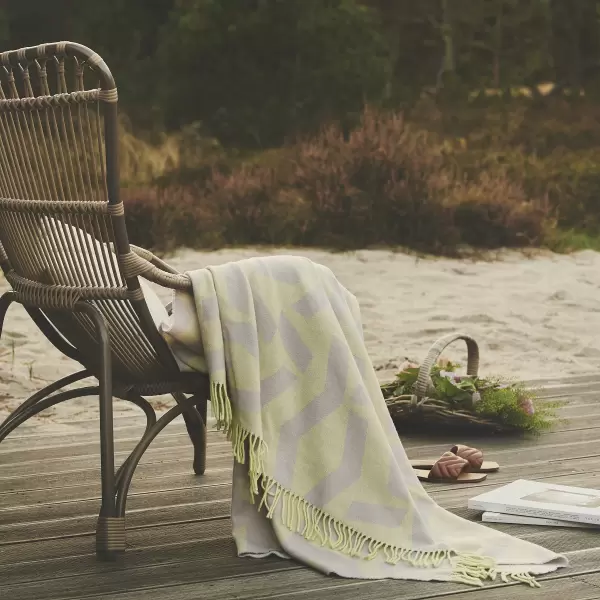 Silkeborg Uldspinderi - Plaid Dashes Alpaca og fin uld, 130*190 
