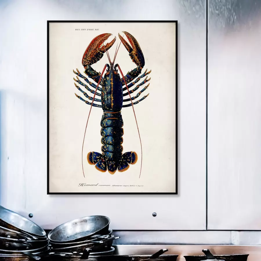 The Dybdahl Co. - Lobster 50*70 indrammet - Sendes ikke