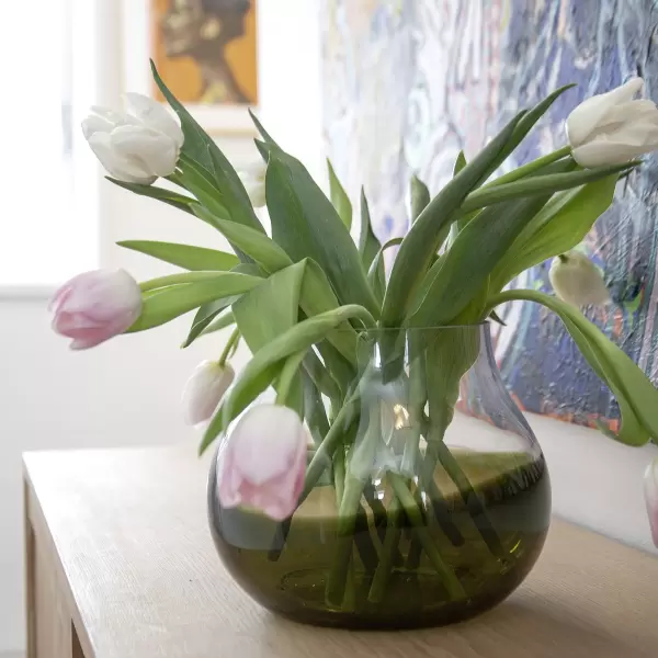 Ro Collection - Flower vase no. 23, Mosgrøn