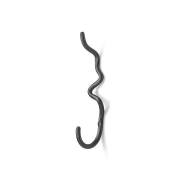 Ferm Living - Curvature knage, Sort messing Ferm Living - Curvature knage, Sort messing