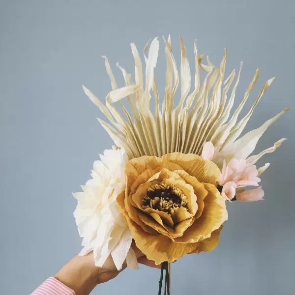 Studio About - Papirblomst, Grand Dahlia