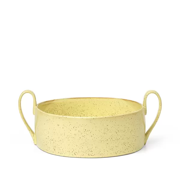 ferm LIVING - Flow Centrepiece, Yellow speckle