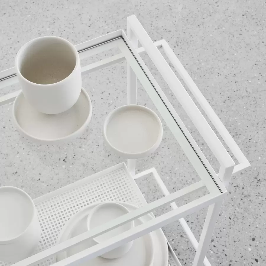 Kristina Dam - Bauhaus Trolley, Hvid - hent selv