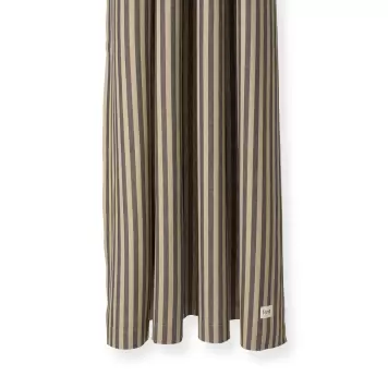 Ferm Living - Chambray badeforhæng, Sand/Mørk 100% Øko.