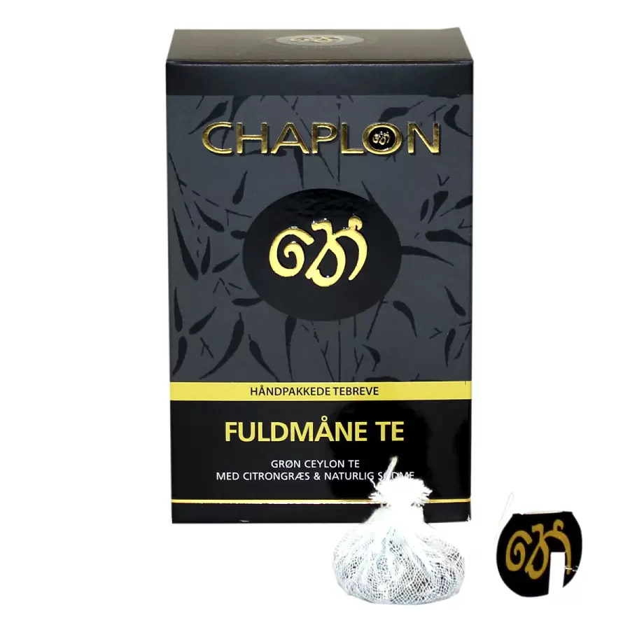 Chaplon - Fuldmåne Grøn te, Øko., Tebreve