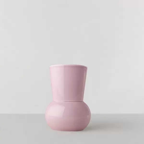 Ro Collection - Oval Vase Wide no. 66, Rose Pink