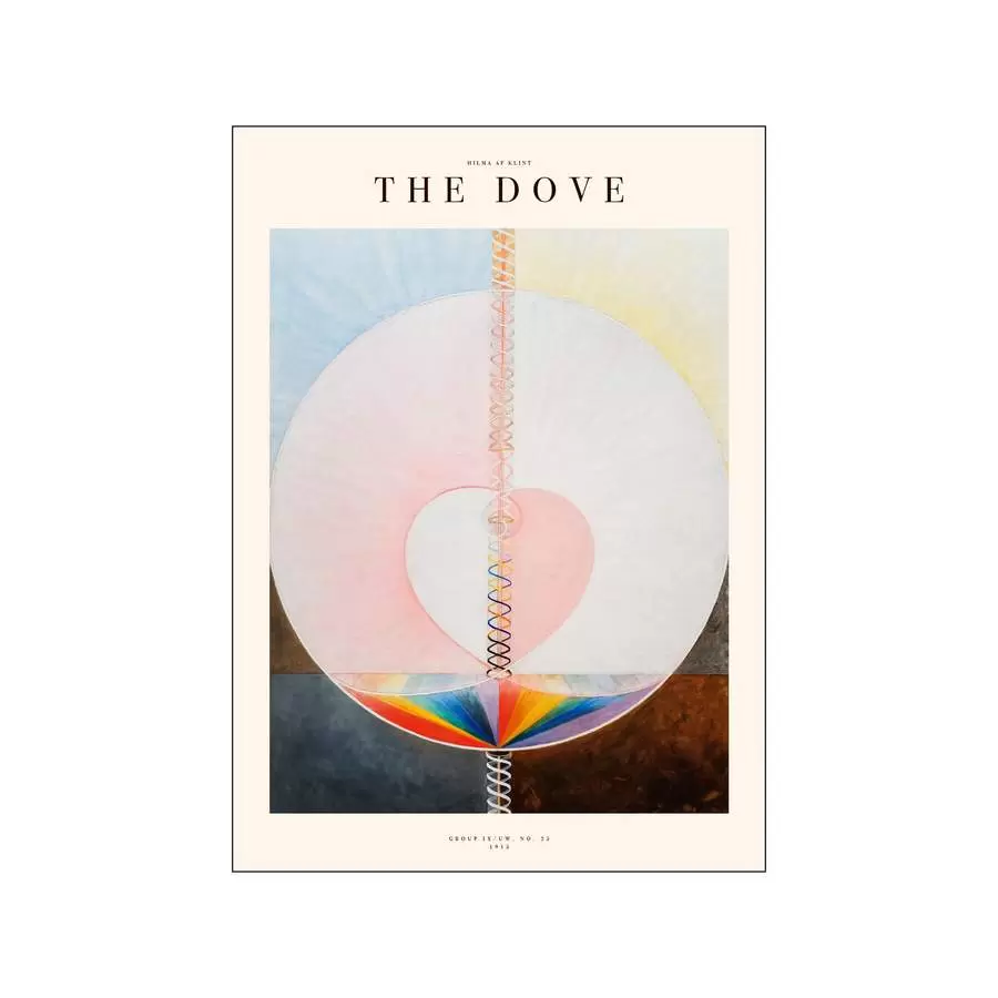 Poster and Frame - The Dove, Hilma af Klint 70*100