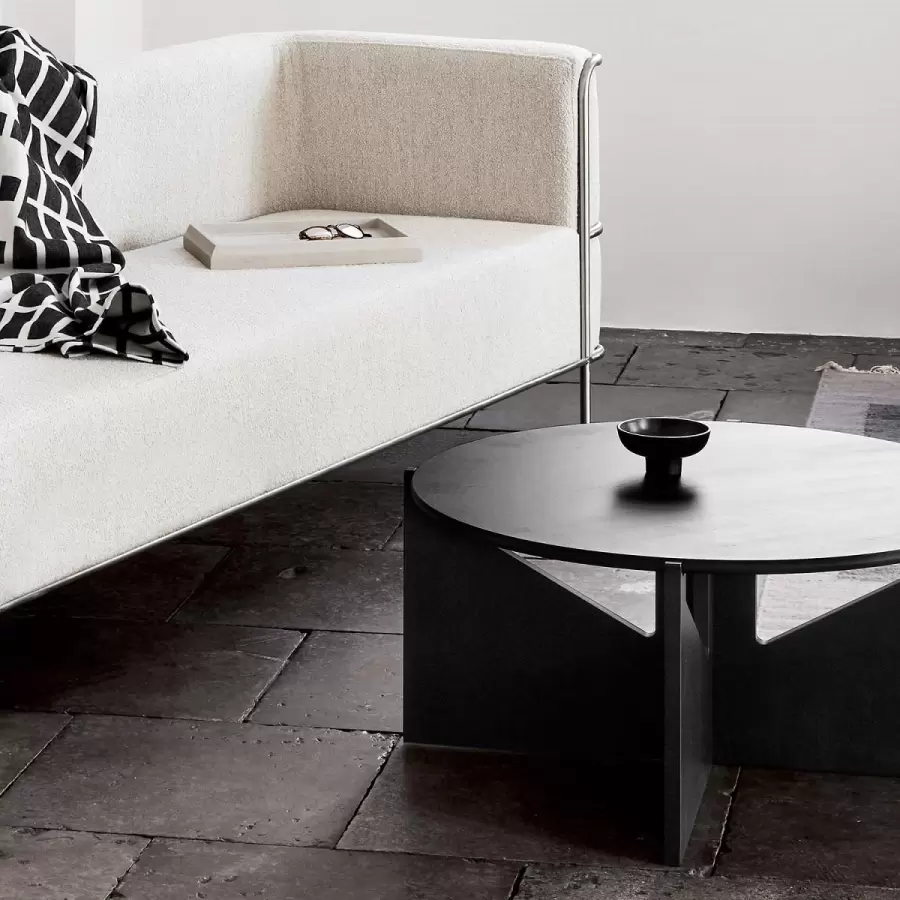 Kristina Dam - Table Sofabord XL, Sort Ø:78