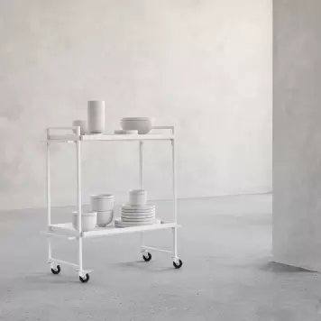 Kristina Dam - Bauhaus Trolley, Hvid - hent selv Kristina Dam - Bauhaus Trolley, Hvid - hent selv