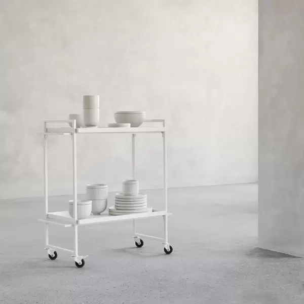 Kristina Dam - Bauhaus Trolley, Hvid - hent selv Kristina Dam - Bauhaus Trolley, Hvid - hent selv
