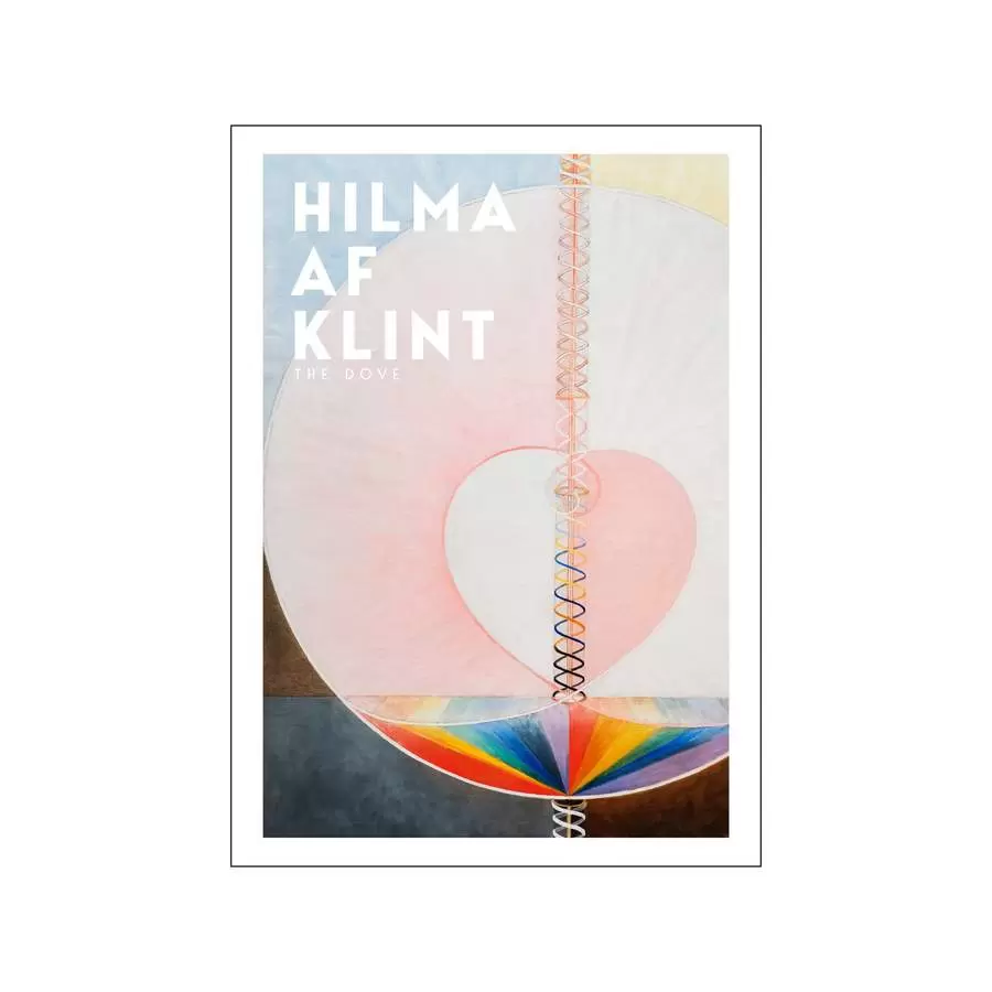 Poster and Frame - Hilma af Klint The Dove 02, 70*100