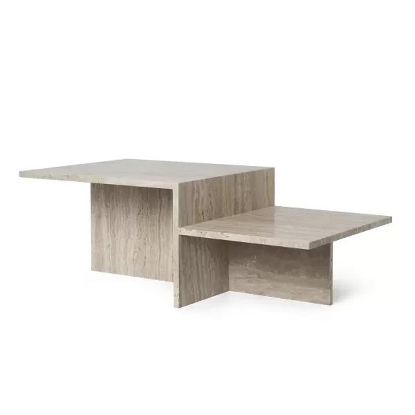 ferm LIVING - Bord Travertin Distinct 