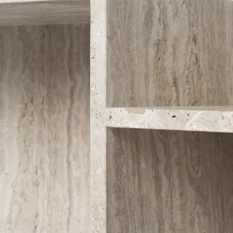 ferm LIVING - Bord Travertin Distinct 