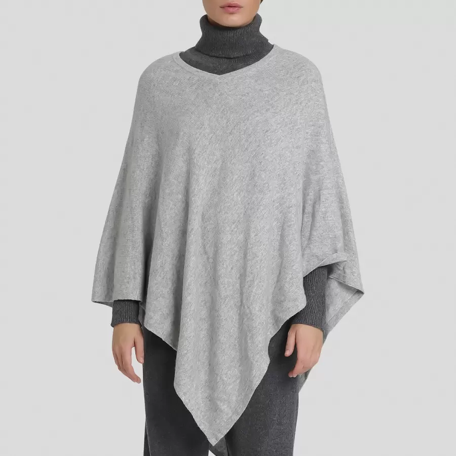 Care By Me - Cashmere Poncho, one size
