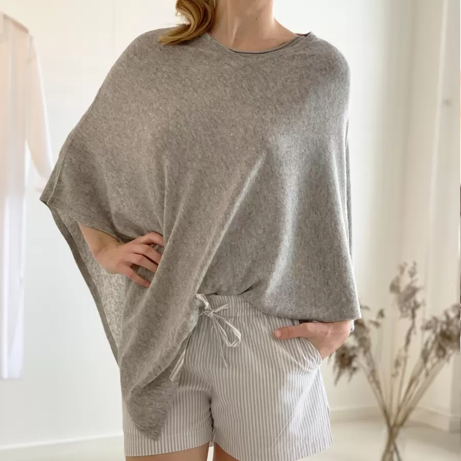 Care By Me - Cashmere Poncho, one size
