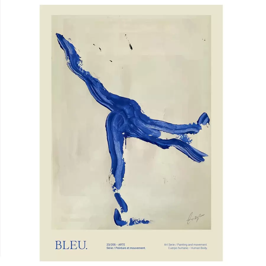The Poster Club - Lucrecia Rey Caro, Bleu 50*70
