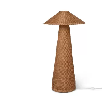 Ferm Living - Gulvlampe Dou, Natur - Hent selv