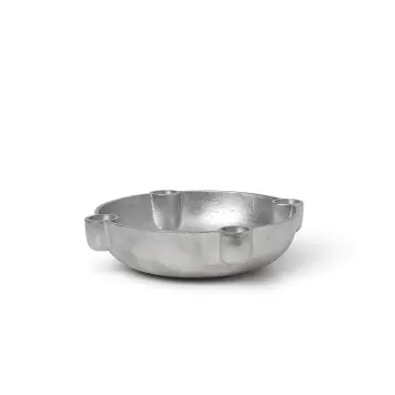 Ferm Living - Bowl lysestage Medium, Aluminium Ferm Living - Bowl lysestage Medium, Aluminium