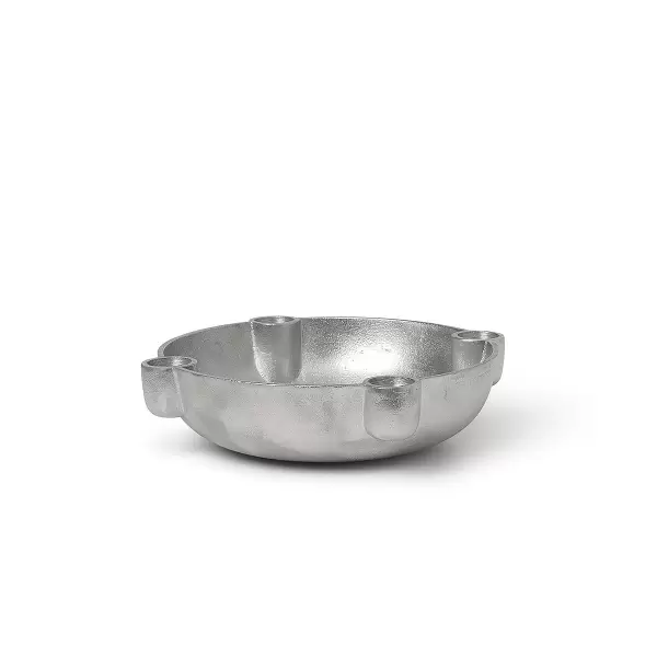 ferm LIVING - Bowl lysestage Medium, Aluminium