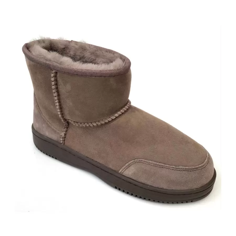 New Zealand Boots - Støvle ultrakort vinter, Taupe