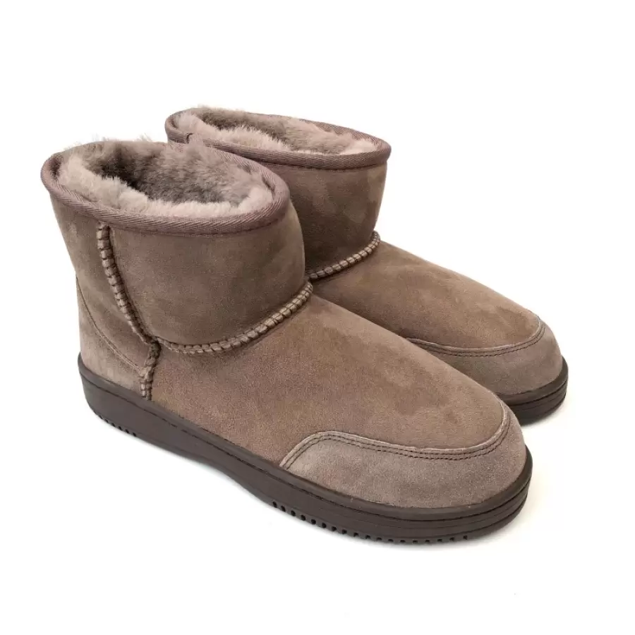 New Zealand Boots - Støvle ultrakort vinter, Taupe