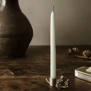 Ferm Living - Forest lysestage, Messing - til kertelys