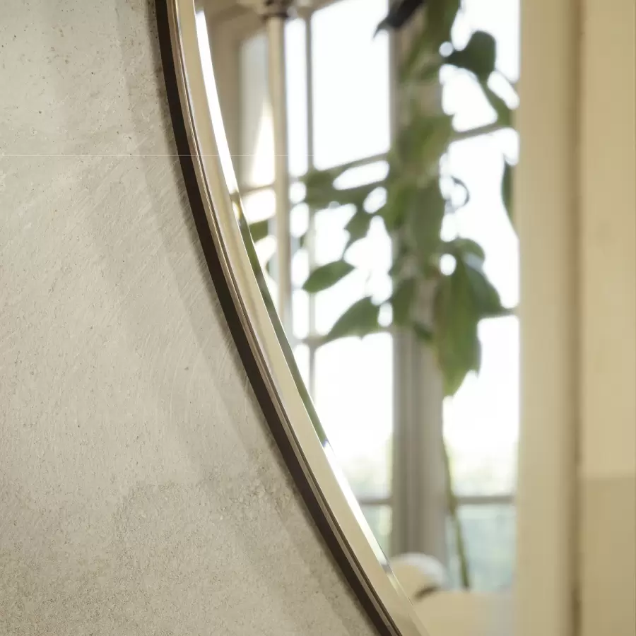 ferm LIVING - Pond Mirror XL, Mørk krom - Hent selv