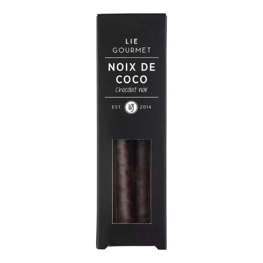 Lie Gourmet - Coconut bars, Mørk chokolade