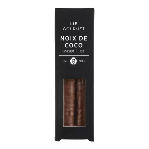 Lie Gourmet - Coconut bars, Mælkechokolade