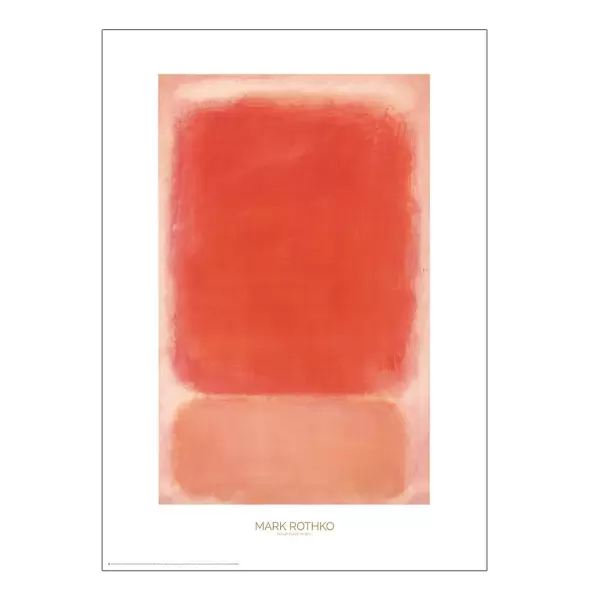 Permild og Rosengreen - Red and pink on pink, 50*70 