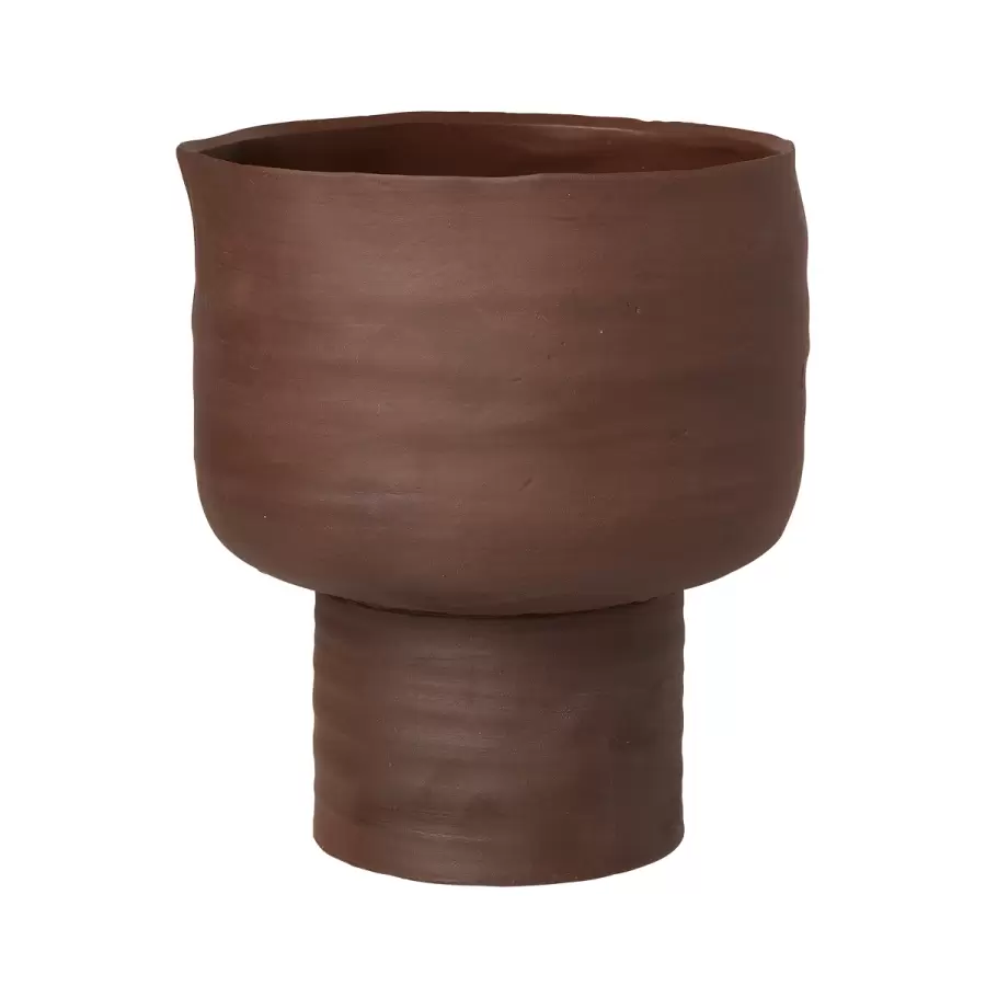 Broste Copenhagen - Vase Axil, Red Clay, H20,5
