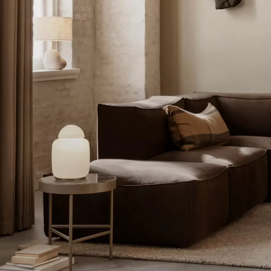 ferm LIVING - Bordlampe Bell, Hvid