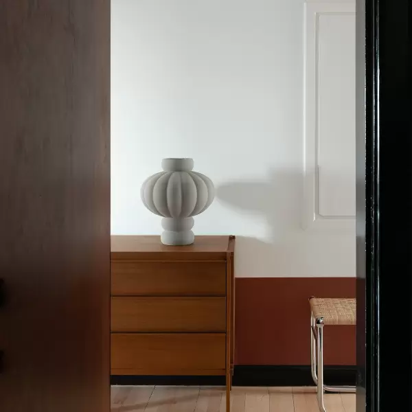 Louise Roe - Ceramic Balloon Vase #03, Sanded Grey