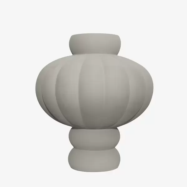 Louise Roe - Balloon Vase #03, Sanded Grey